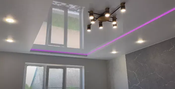 Натяжные потолки модерн — Новый Уренгой, улица Интернациональная, 1, фото 2